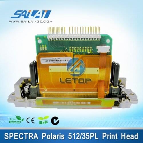 100% Original spectra printhead polaris 512 35pl solvent printhead for gongzheng flora solvent printer PQ35