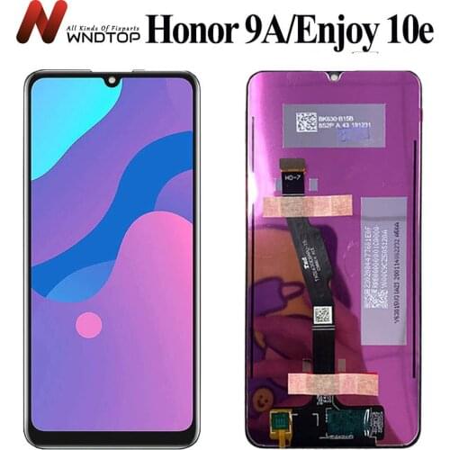 100% Tested LCD 6.3"For HUAWEI Honor 9A LCD Display Touch Screen For Huawei Enjoy 10e LCD Display 9A MOA-LX9N lcd Y6P 2020 LCD