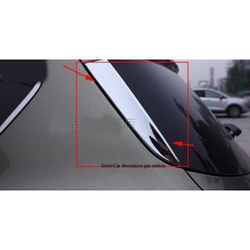 2014 ABS Chrome Rear Trunk Window Side Cover Trim for ford Kuga Escape 2013 2014