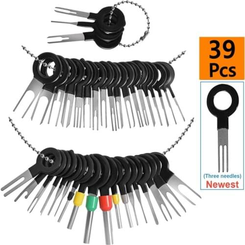 39 PCS Terminal Ejector Kit Tools Wire Connector Extractor Automotive Terminal Wire Terminal Removal Tool Car Pin Kit