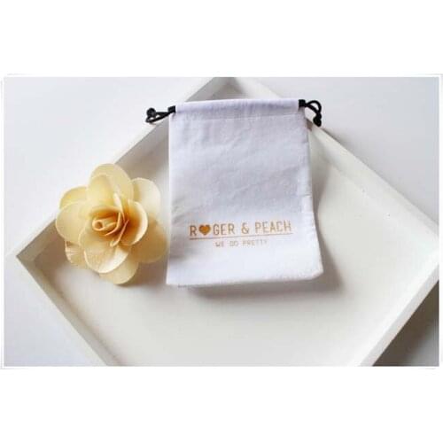 White Velvet bag customized Logo Gift Bags velvet Jewellry drawing Pouch any size