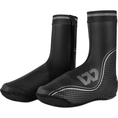 Cycling Boot Covers MTB Shoe Covers Winter Warm Thermal Overshoes Waterproof Reflective Toe Cycling Shoe Cover Booties For Bike