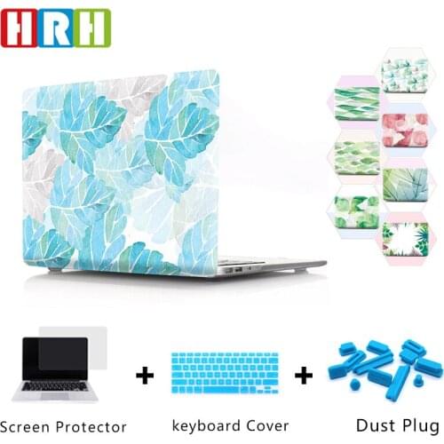HRH Beautiful Stylish Leaves PC Laptop Body Shell Protective Hard Plastic Case Sleeve for Macbook Air A2159 A2141 A2289 A2251