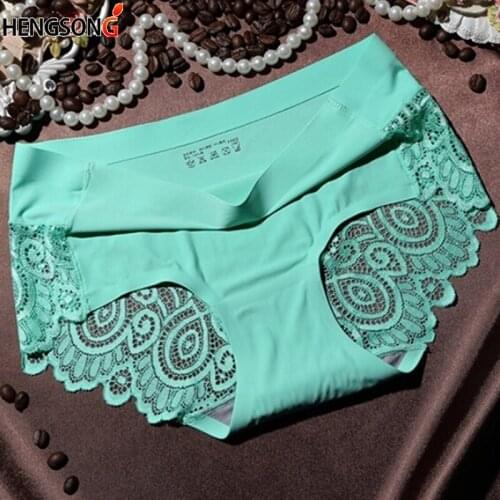 Ladies underwear woman panties fancy lace calcinha renda sexy panties for women traceless crotch of briefs hot sale