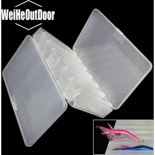 Double Side 14 Compartments Fishing Lure Box for Minnow Shrimp Bait Metal Spoon Lures Storage Multi-function Fishing Tackle Box