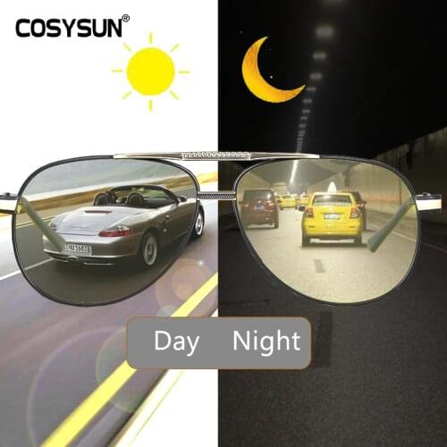 Day Night Vision Photochromic Sunglasses Men Polarized Night Vision Glasses Men Oculos Driver Yellow Driving Glasses gafas de so