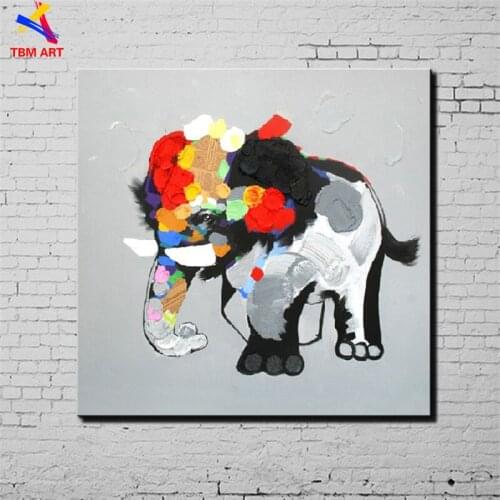 Cat Picture Hand painted Modern Abstract Oil Painting On Canvas Wall Art Living Room Home Decoration Painting No Framed CT059