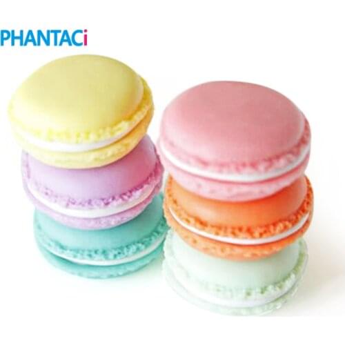 6 pcs/lot Cute Candy Colors Macaron Storage Box Mini Clips Dispenser Organizer for Accessories Eraser Zakka Gift Stationery