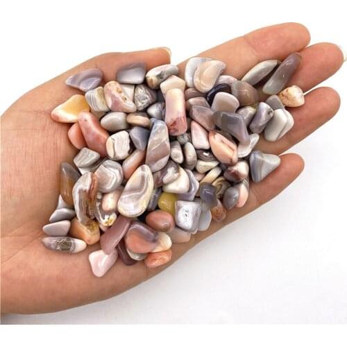 Beautiful 50g Natural Pink Botswana Agate Stone Crystal Gravel Specimen Home Decor Natural Quartz Crystals
