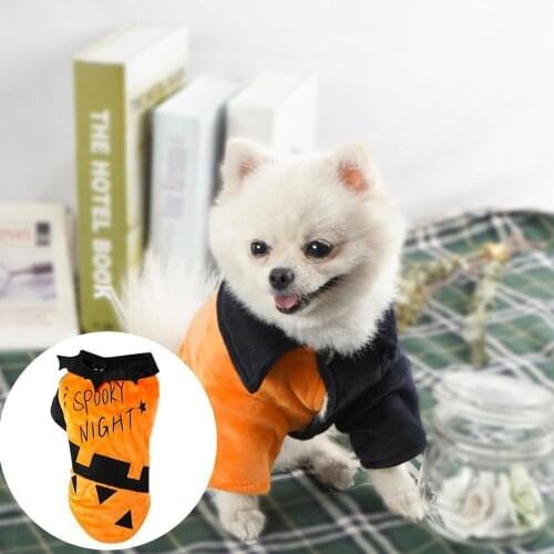 Creative Halloween Decor Bat Costume Warm For Pets Dog Cat Clothes Funny Pet Cosplay Coat For Puppy Kitten Jacket Clothes Outfit