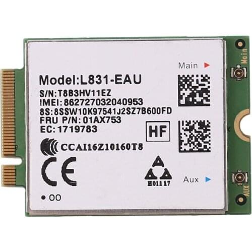 L831-EAU WiFi Card LTE 4G 3G Wireless Module for ThinkPad T470 T570 X270 L470 L570 P51S