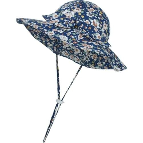 Summer Baby Sun Hat Baby Girls Bucket Infant UV Protection Hats