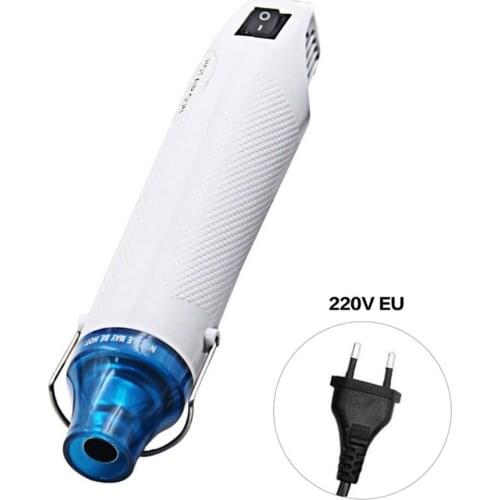 Mini Hot air Gun 300W DIY Using Heat Gun Electric Power tool Hot Air Blower Thermal Power Tool Soft Pottery DIY Tool US EU