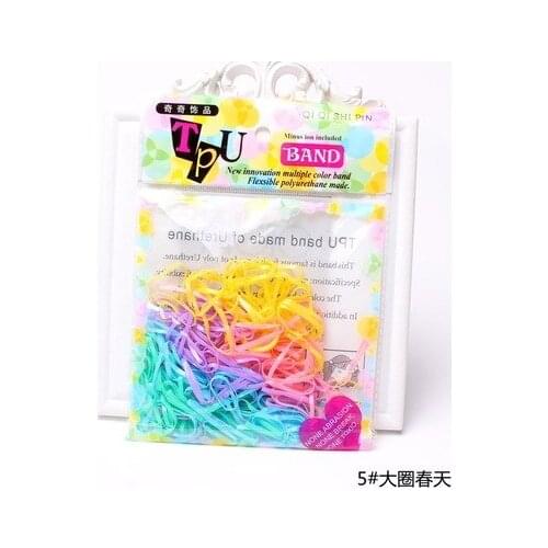 The new fashion Korean childrens strong stretched rubber band, high elastic head rope