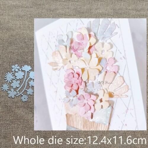 New Design Craft Metal stencil mold Cutting Dies flowers set decoration scrapbook die cuts Album Paper Card Craft Embossing