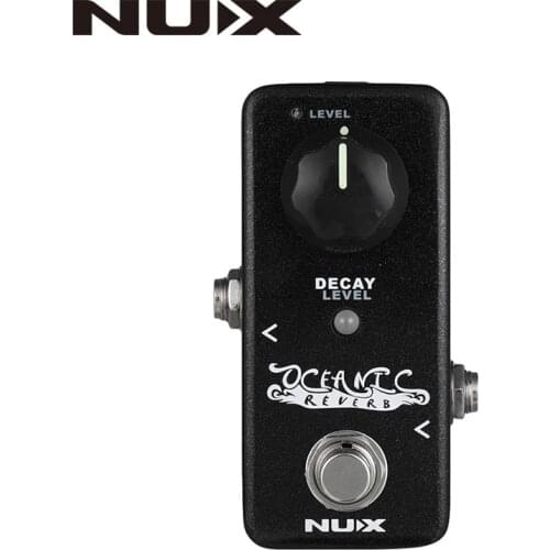 NUX NRV-2 OCEANIC Digital Reverb Guitar Effect Pedal Full Metal Shell Buffered/ True Bypass Ultra low noise
