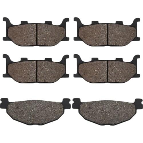 Cyleto Motorcycle front and rear brake pads for YAMAHA XP500 XP 500 T-Max Tmax 500 2004 -2007 YP400 YP 400 Majesty 400 2005-2013