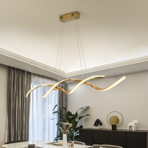 Nordic Restaurant Pendant Modern Minimalist Led Bar Gold Silver Office Aisle Bedroom Study Front Desk Creative Living Room Lamp
