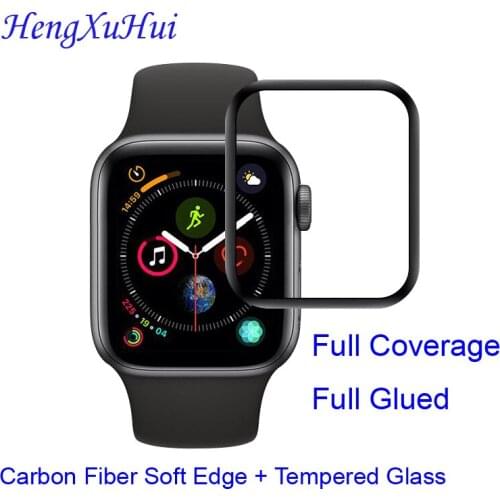 For Watch4 Full Coverage Full Glued 5D Carbon Fiber Glass