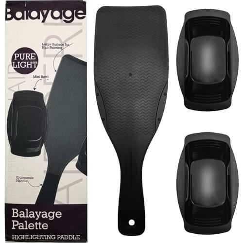 Pro Salon Hairdressing Applicator Balayage Palette Brush DIY Hair Coloring Tint Highlighting Paddle Board Stylist Dyeing Tools