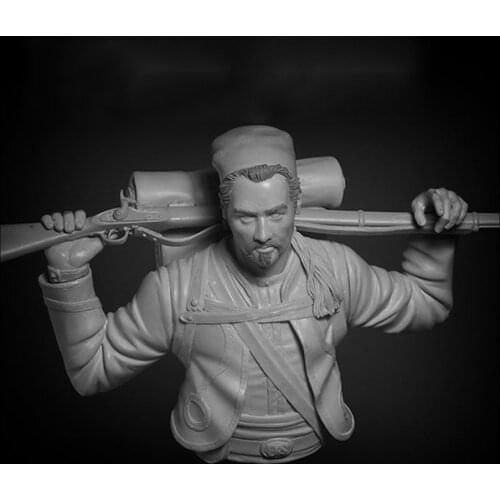 Self-assembled New Unassembled 1/10 ancient man stand warrior bust Resin Figure Unpainted Model Kit