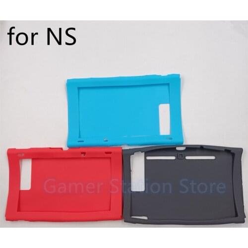 1PC Non-slip Surface Skin Silicone Rubber Case for Nintendo Switch NS Game Console Skin Replacement Protective Shell Case Cover
