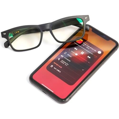 New Bluetooth 5.0 Smart KY Glasses Music Voice Call Sunglasses Can Be Matched With Prescription Lenses Compatible IOS Android