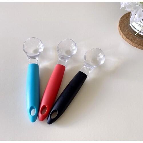 Thickened transparent plastic ice cream ice cream ice cream scoop
