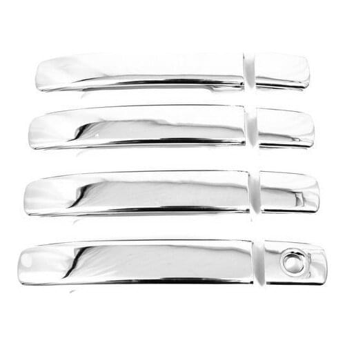 High Quality Chrome Door Handle Cover for Nissan Navara / Frontier D40 06-09 free shipping