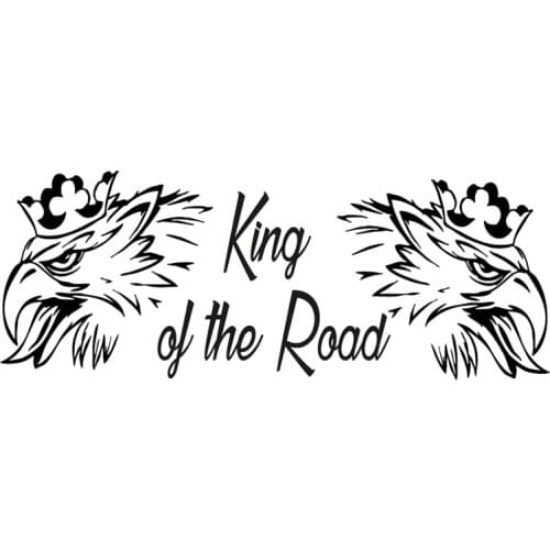 SAAB SCANIA the king of the road funny For Auto Car/Bumper/Window Vinyl Decal Sticker Decals DIY Decor CT2647