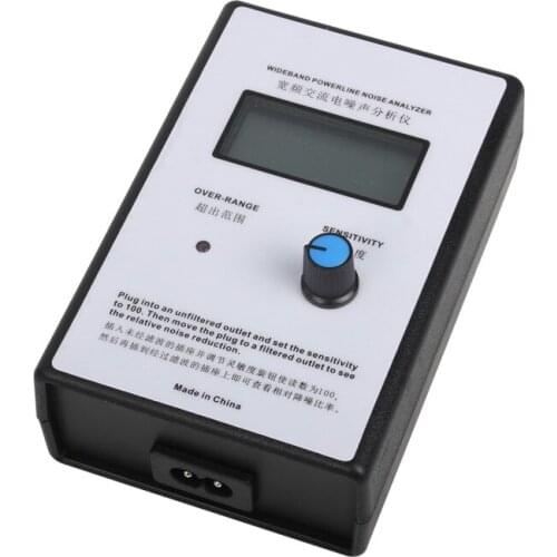 LCD Digital Display Broadband AC Power Noise Tester Analyzer Mains Ripple Meter EMI Tester