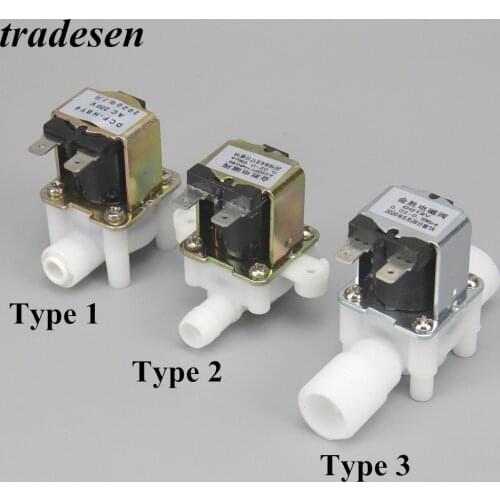 1pcs 1/2“ 3/4” Plastic Solenoid Valve 12V 24V 220V Magnetic Dispenser Drinking Water Pneumatic Pressure Controller Switch