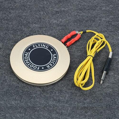 2 Colors Flying Saucer Tattoo Machine Power Supply Foot Pedal Switch CHOOSE COLOR-A0