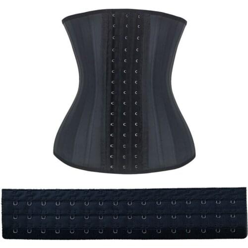 25 steel bones Fajas Colombianas Sweat Band Waist Trainer For Women Waist Trainer Vest Colombian Girdles Send Extender