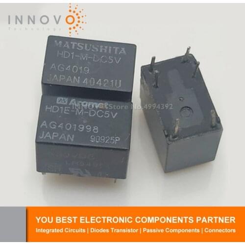 5pcs/lot HD1-M-DC5V Relay free shipping New original
