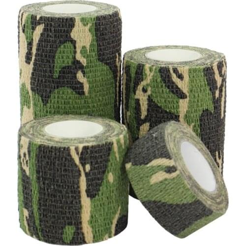 6 Rolls Self Adhesive Bandage Elastic Medical First Aid Kit Waterproof Adhesive Pet Breathable Bandage 2.5*4.5m 5 Colors