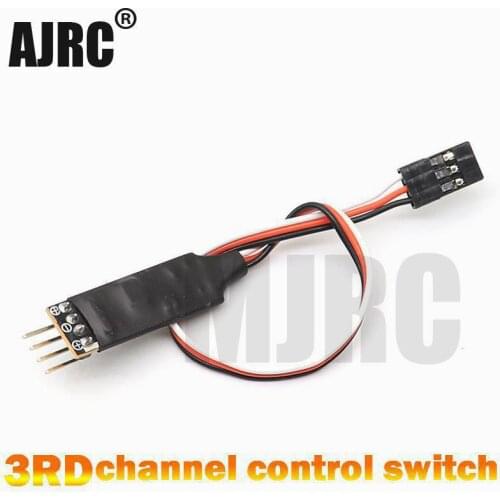 AJRC 3RD model car light 3 channel LED light switch panel system 3CH switch off remote control car light controller FUTABA TQI