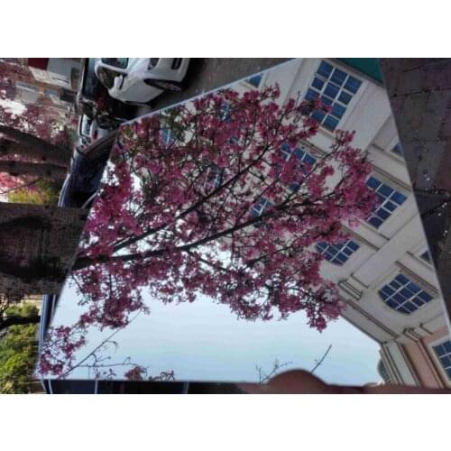 2MM 3MM 5MM Thickness Silver Mirror Square Acrylic Sheet Plastic Pier Glass Hotel Decorative Lens Plexiglass Not Easy To Broken