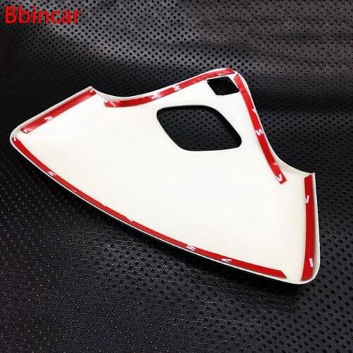 Bbincar ABS Chrome Front Reading Light Lamp Surround Cover Trim Car Interior Styling 1 piece For Toyota C-HR CHR 2017 2018