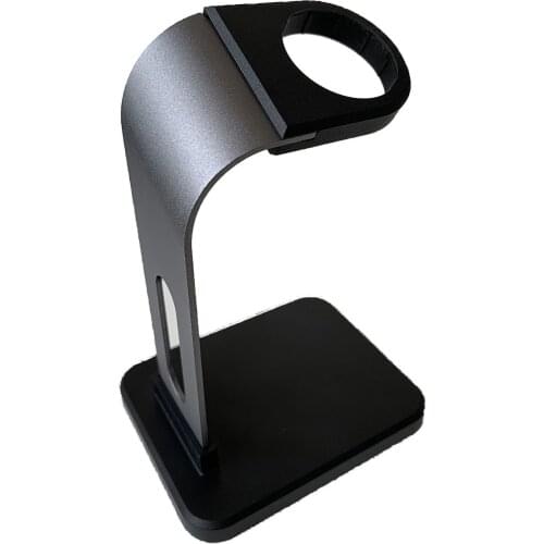 Wireless Charger With Stand Aluminum Alloy Wireless Charging Station Comaptible With IWatch Watch Wireless Charging Stand