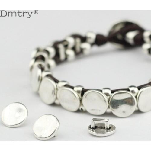Dmtry 10pcs Wholesale Brand European And American Style Necklace Bracelet Making DIY Findings Charms Moon Clasp Shap BB0020