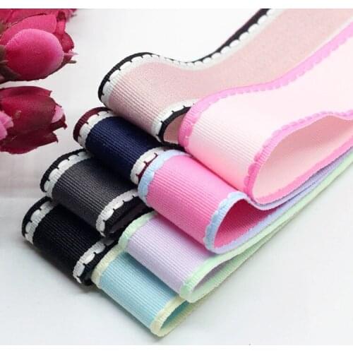 1"25mm Jump line bilateral rib Sewing clothes Ribbon DIY Handmade bowknot Hair Accessories decoration Supplies (1 meter/lot)