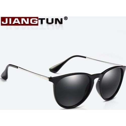 JIANG TUN Womens Cat Eye Sunglasses