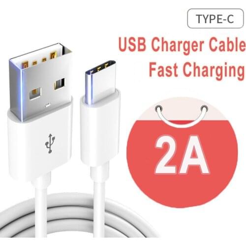 Fast Charging Type-c USB Cable For Xiaomi Poco X3 NFC Redmi Note 10 9 S 9T 8T 8 7 Pro 8A OPPO Huawei Mobile Phones USB Cable