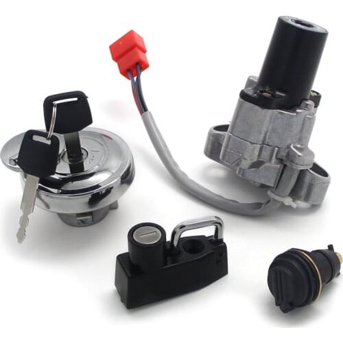 Motorcycle Key Fuel Cap Kit Ignition Switch For Yamaha XVS125 Drag Star XVS250 XVS400C Classic XVS650 V-Star Custom 4TR-82501-01
