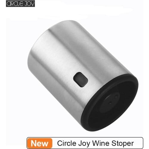 Circle Joy Mijia Mini Wine Stopper Stainless Steel Vacuum Memory Wine Stopper Plug Red Wine Corks