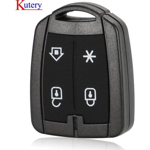 Kutery For FX330 Positron Control Alarm Car Key For Brazil 4 Button Smart Remote Key Cover Shell Auto Parts