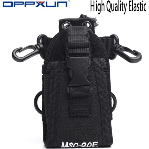 MSC-20E Portable Nylon Radio Tactical Walkie Talkie Bag Pouch Case Pocket Handsfree Holder for Motorola Baofeng Hunting Camping