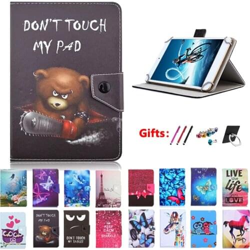 Cartoon Universal Case Cover For Alcatel ONETOUCH ONE TOUCH Pixi 3/3T 1T 10 8082/POP 4/A3 4G 10.1 Inch Tablet Case + gifts