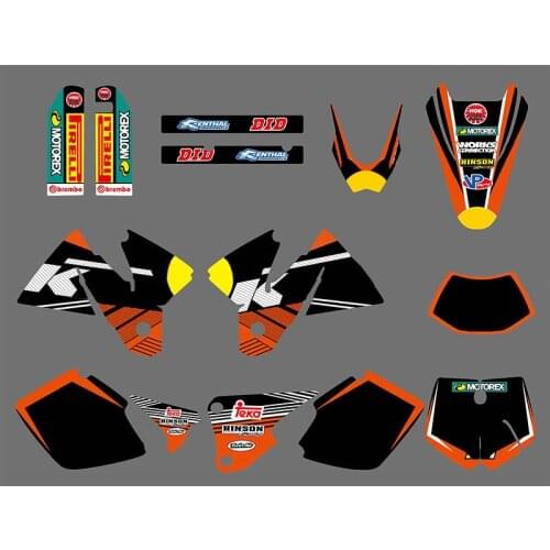 Dirt Pit Bike Motorcycle EXC Decal for KTM Motor EXC 1998 1999 2000 Graphics Kit